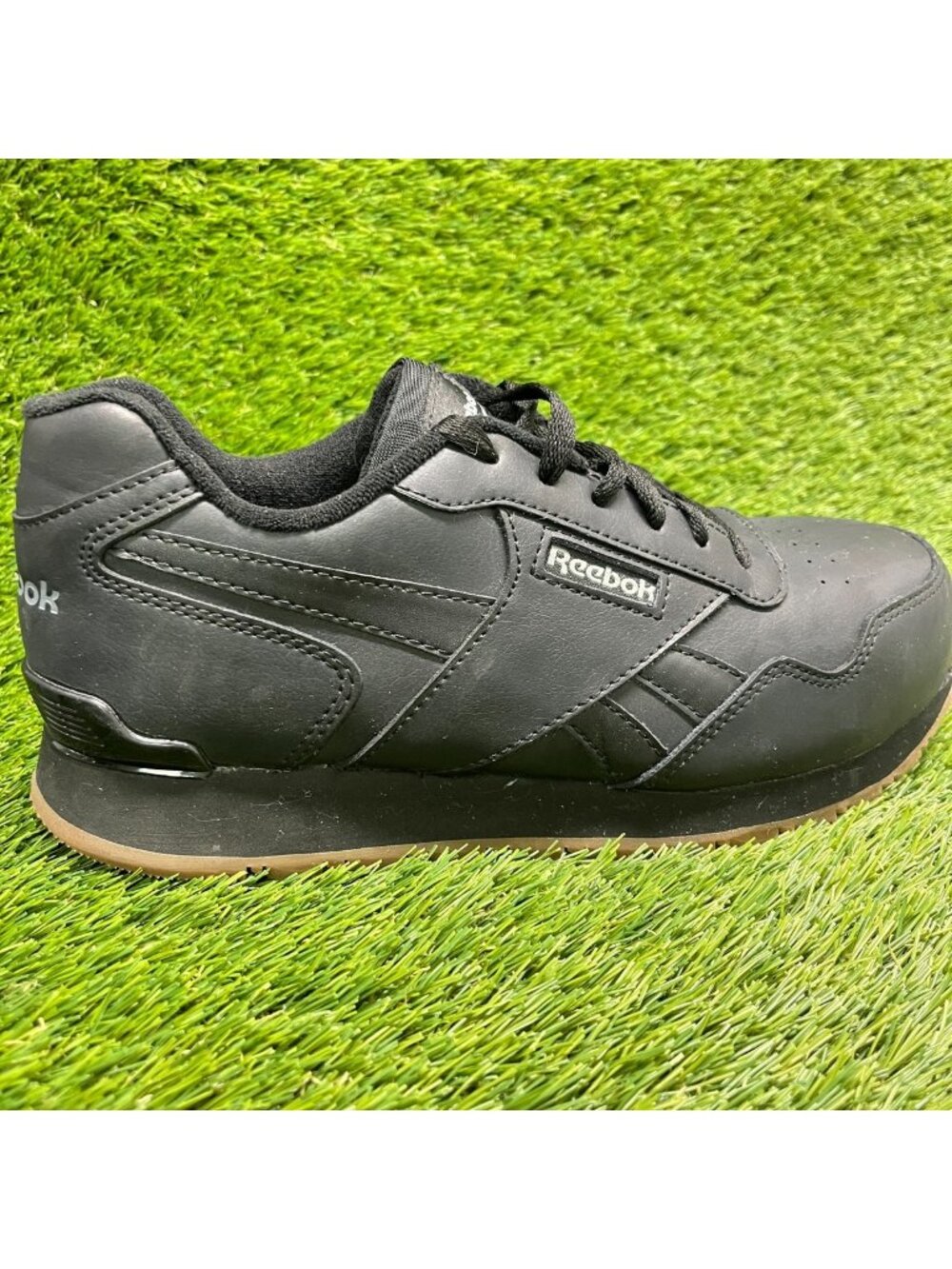 Reebok Harman Mens Size 8W Women 10W Black Gum Composite Toe Safety Work Shoes